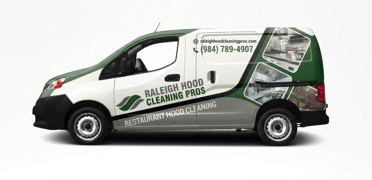 Raleigh Hood Cleaning Pros work van